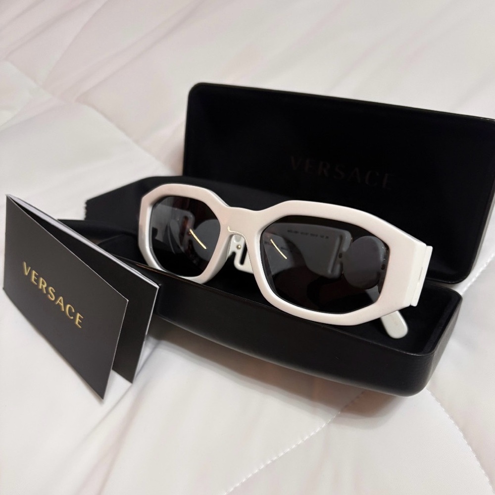 Versace White Sunglasses